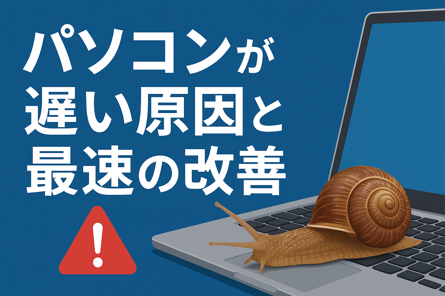 遅いパソコンの原因とリスク、今すぐできる解決策を徹底解説！