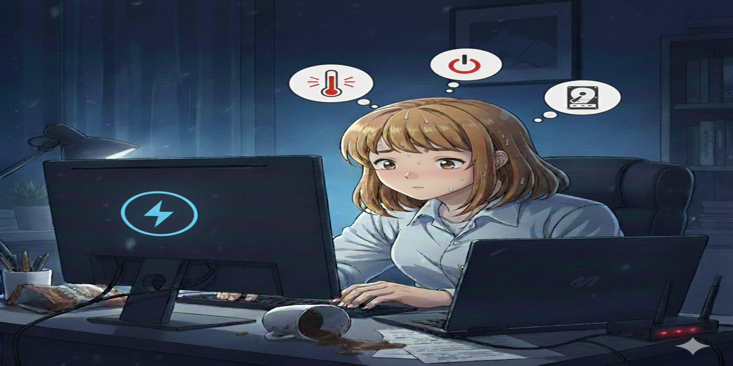 パソコンの電源が勝手に落ちる原因と解決方法を徹底解説｜修理専門家がわかりやすく説明