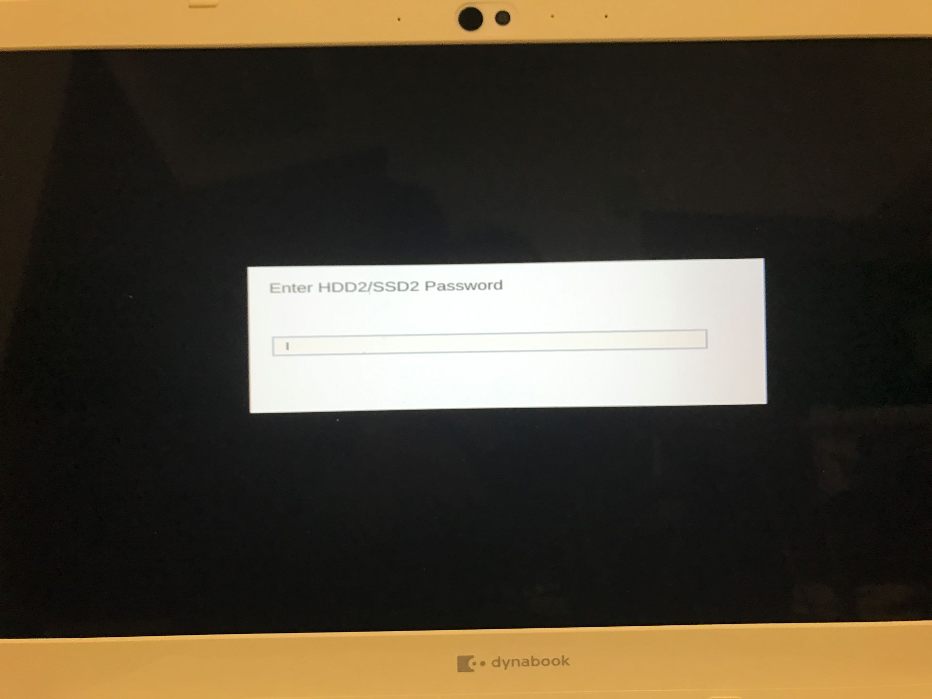 DynabookノートパソコンHDD/SSDパスワード解除依頼
