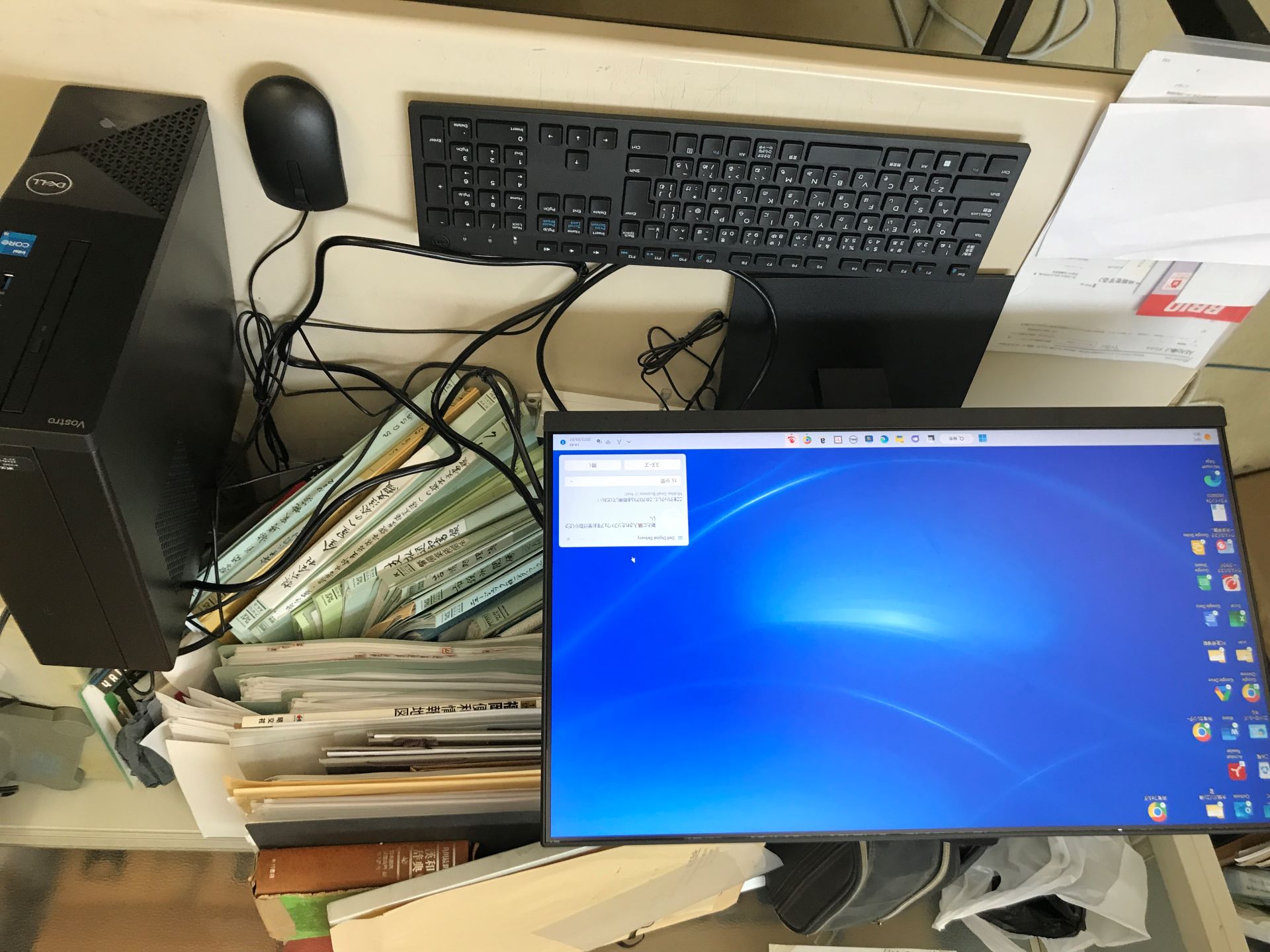 新入社員様にパソコン設置 Dell Vostro Desktop 3710